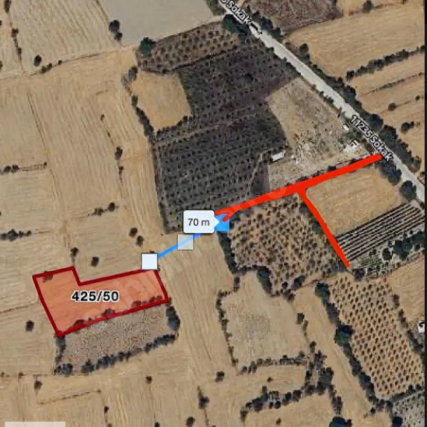 BADEMAĞACI MAHALLESİ'NDE 3.975 M2 SATILIK TARLA