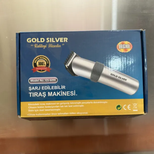 Gold Silber Şarjlı Traş Makinesi