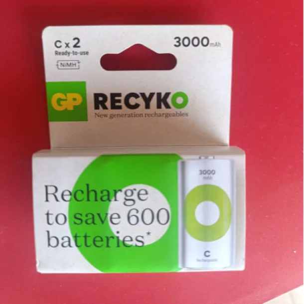 3C RECYKO 3000 mAh şarj edilebilir pil